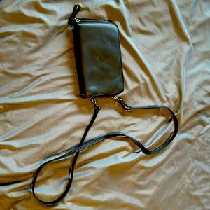 Wallet cross body bag